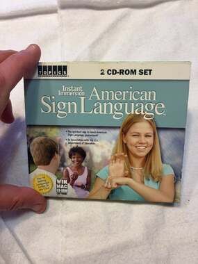 Topics Entertainment Instant Immersion American Sign Language 2 CD-ROM Set